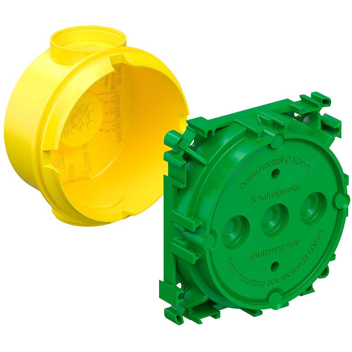 1255-40 1255-40 Gerätedose EH=53 mm - Зображення 1