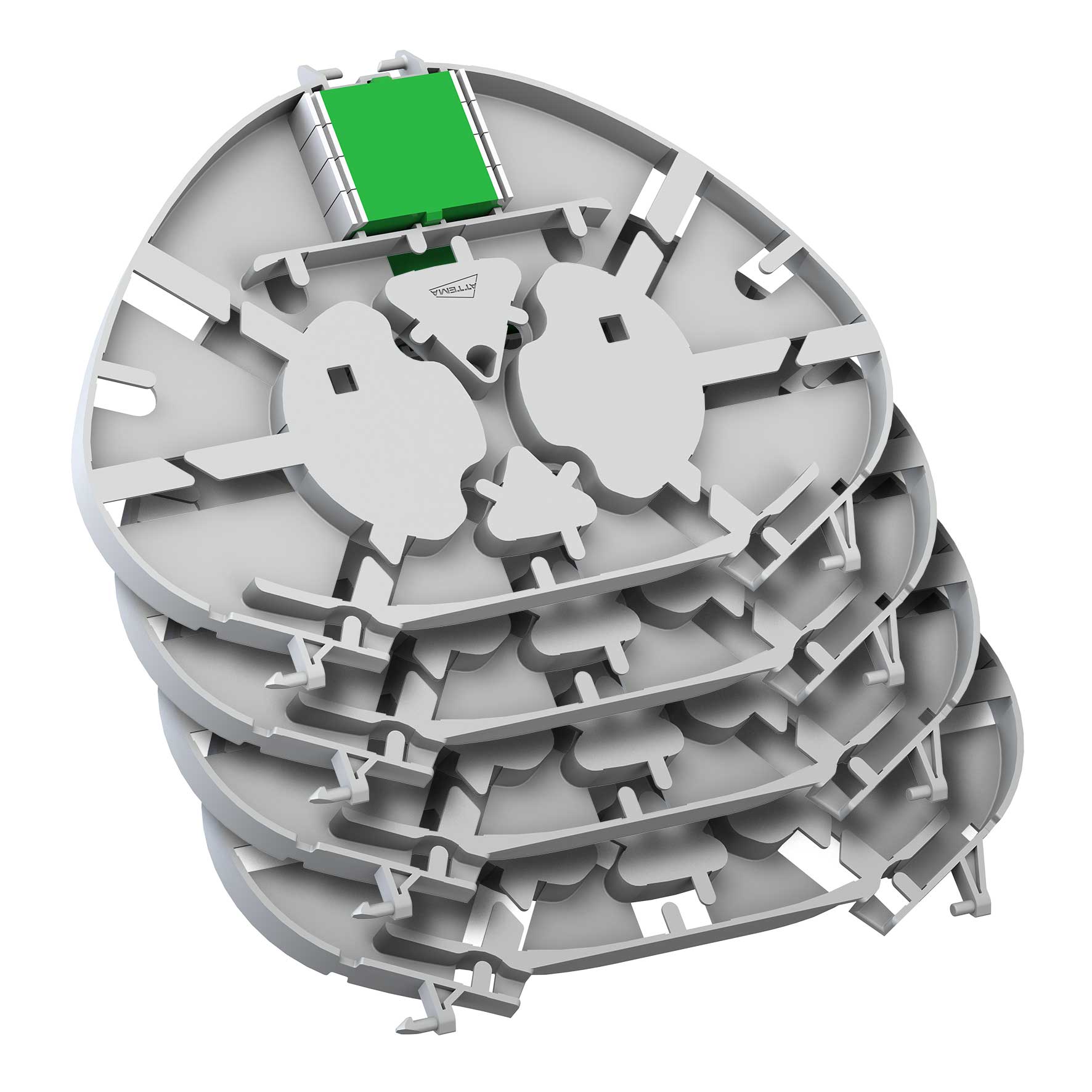 4264013set 4264013 Patchkassette, 4er Set, E3S Connect® - Зображення 1