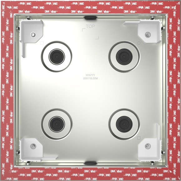 552800 Корпус 4-м (2+2) для плаского монтажу System106 - Зображення 1