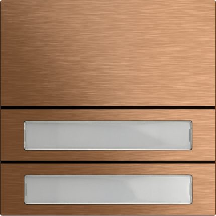 Кнопковий модуль виклику 2-м System 106, бронза