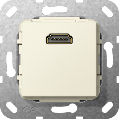 HDMI 1-гн розгалужувальний кабель, кремовий глянцевий