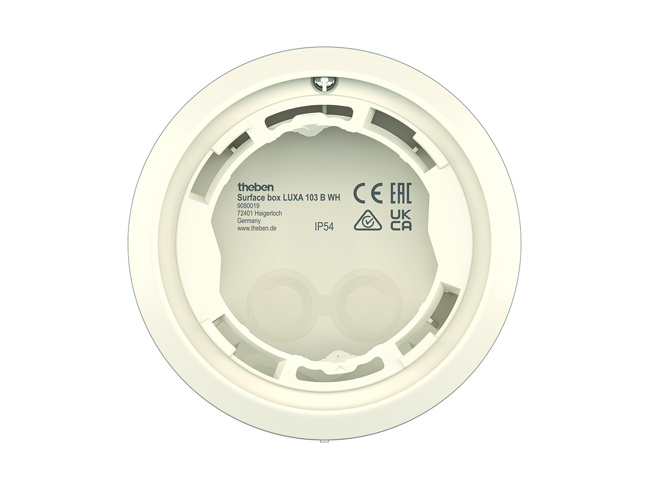 9080019 9080019 Surface box LUXA 103 B WH - Зображення 1