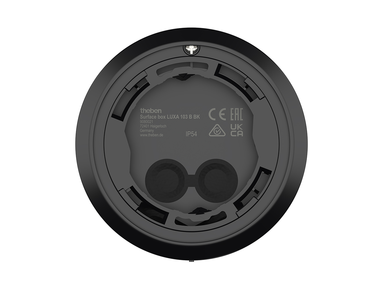 9080021 9080021 Surface box LUXA 103 B BK - Зображення 1