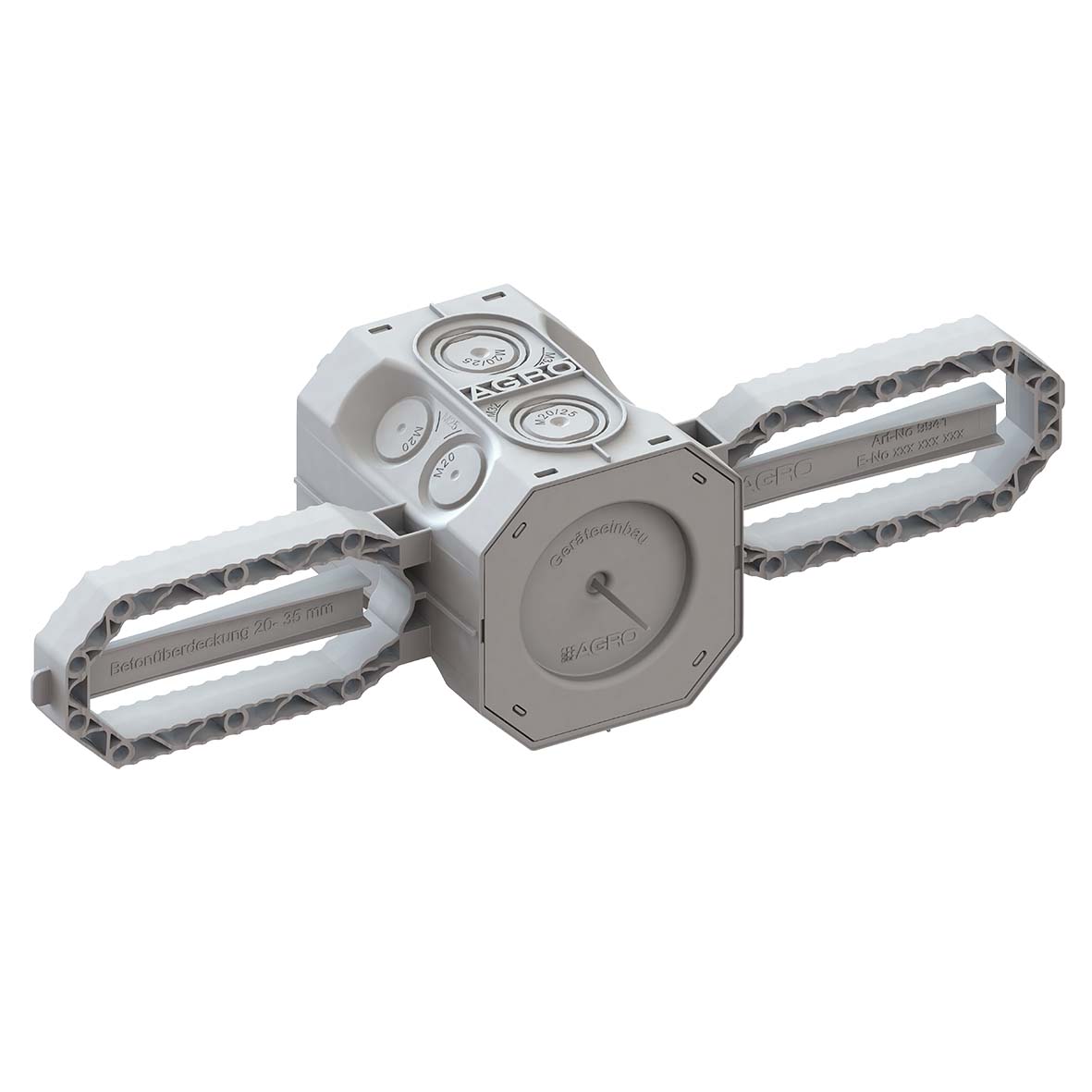9941_freigestellt_groesser 9941 Prefix® 2.0 Beton Einbaudose 1x1 - Зображення 1