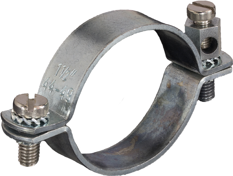 1017 1017 Earthing strap clamp for pipe diameter 1 1/2