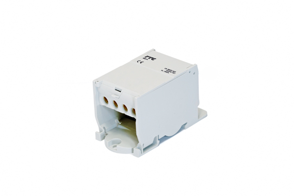 38814 38814 Distribution block 1 pole grey 250A 14 connections - Зображення 1
