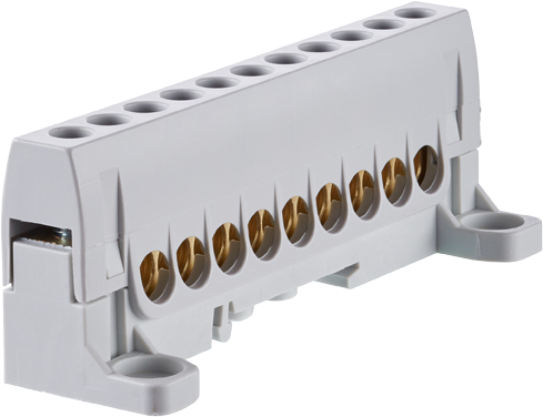 870GFS9GY 870GFS9GY Neutral and earthing terminal touch safe grey - Зображення 1