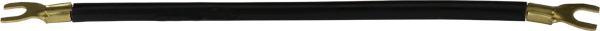 889 889 Cable connection 10sqmm 260 mm black fork lug M6 - Зображення 1