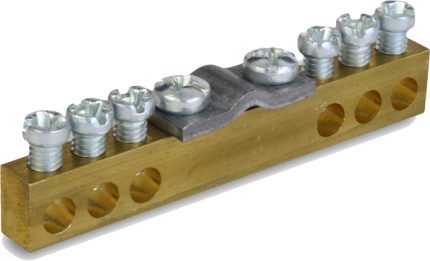 909 Bath earthing bar up to 16 sqmm