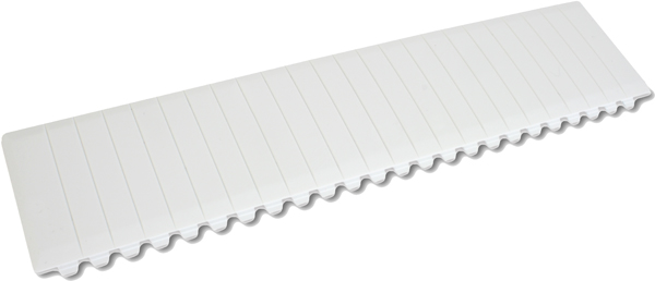 BA220W BA220W Blind cover white unperforated 220mm 12 module width - Зображення 1