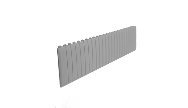 BA260DG BA240DG Blind cover dark grey unperforated 240mm 13 module width - Зображення 1