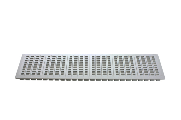 BAG220G BAG220G Blind cover grey perforated 220mm - Зображення 1