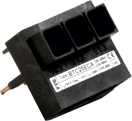 BTC25ECA BTC25ECA Feed-in block, 63A according to UL508 - Зображення 1