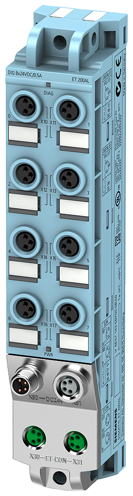 6ES7141-5BF00-0BA0 ET 200AL, DI 8x24VDC, 8xM8