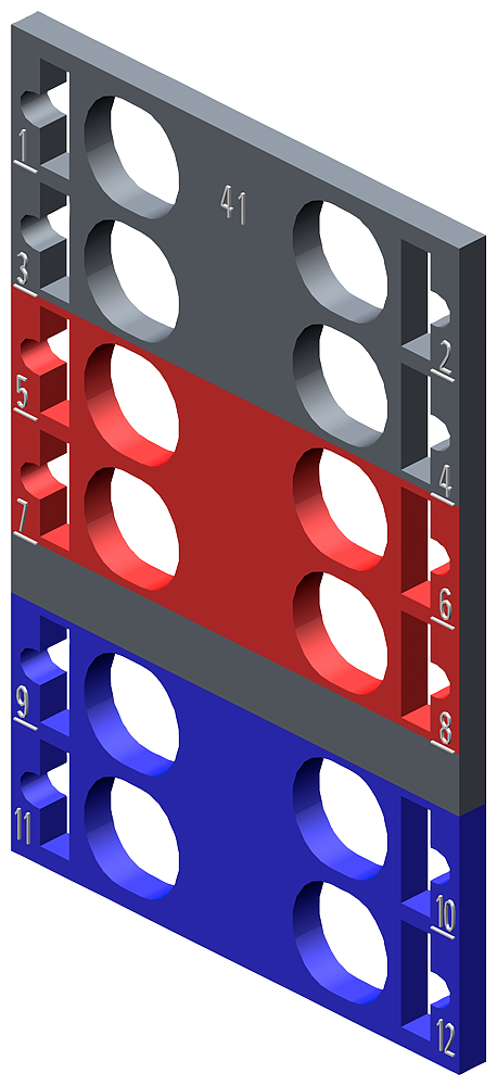 g_st7_xx_96p 6ES7193-6CP41-2MB0 10 color-coded labels CC41 - Зображення 1