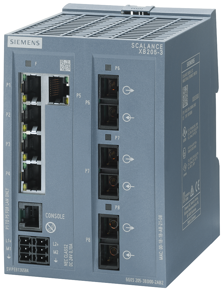 p_ik1_xx_1966p 6GK5205-3BD00-2AB2 SCALANCE XB205-3 (SC, PN) - Зображення 1