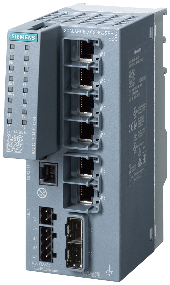 p_ik1_xx_2375p 6GK5206-2GS00-2FC2 SCALANCE XC206-2SFP G EEC - Зображення 1