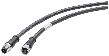 6XV1801-6DH50 Power Connecting Cable 5,0 m, L-...