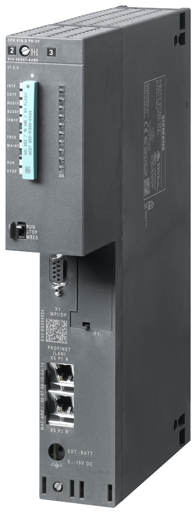 6ES7416-3ES07-0AB0 CPU416-3 PN/DP, 16 MB, 3 INTERFACES