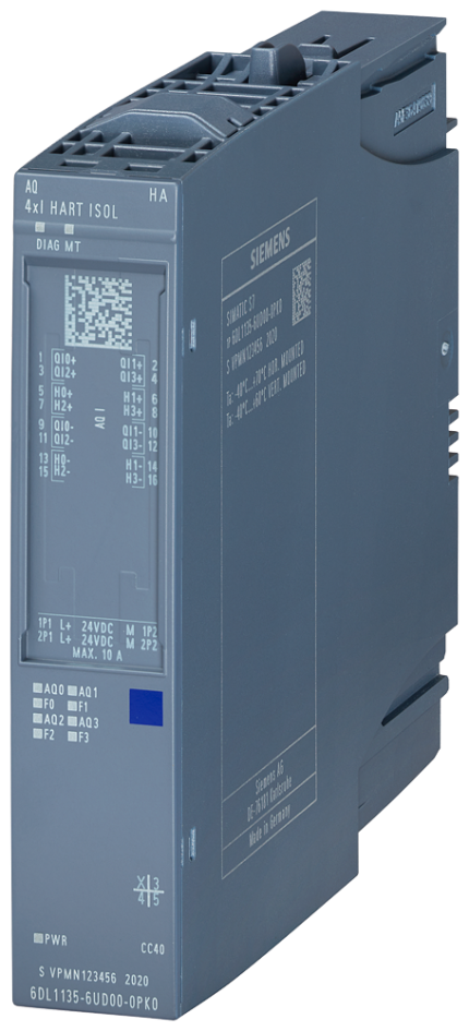 6DL1135-6UD00-0PK0  ET 200SP HA, AQ 4XI HART ISOL