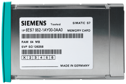 6ES7952-1AH00-0AA0 SIMATIC S7, RAM MEMORY CARD
