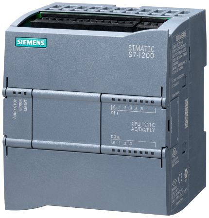 6ES7211-1BE40-0XB0 CPU 1211C, AC/DC/Relay, 6DI/4DO/2AI