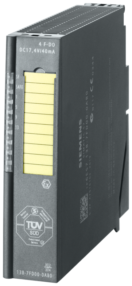 6ES7138-7FD00-0AB0 ET200ISP, 4F-DO 40MA EX, FAILSAFE