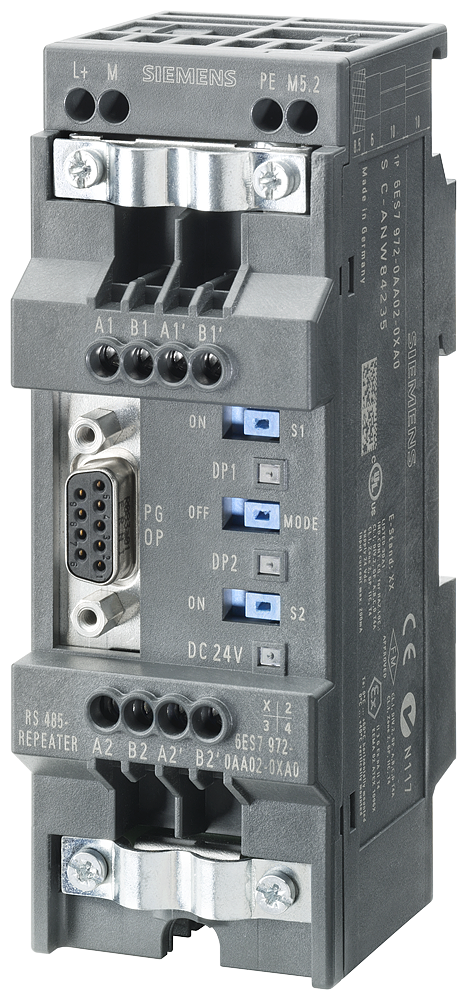 p_st7_xx_6448p 6ES7972-0AA02-0XA0 Repeater RS485 f. PROFIBUS/MPI - Зображення 1