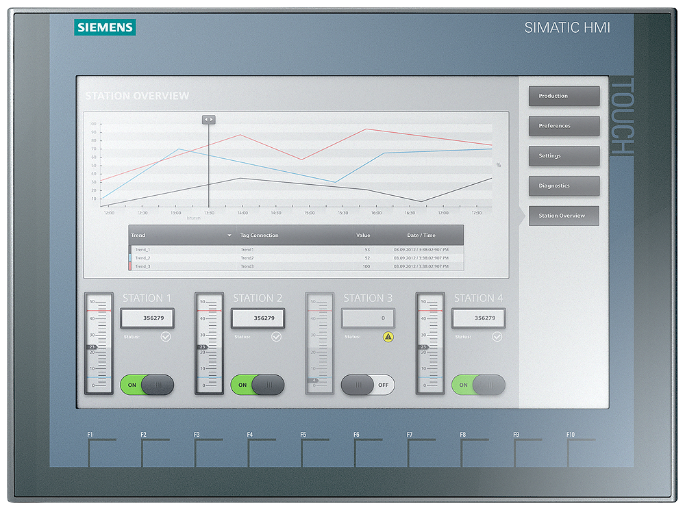 p_st8_xx_382p 6AV2123-2MA03-0AX0 SIMATIC HMI KTP1200 Basic DP - Зображення 1
