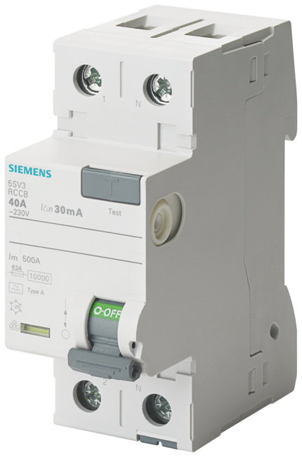 5SV3112-6 RCCB A 25/2 10mA 10kA