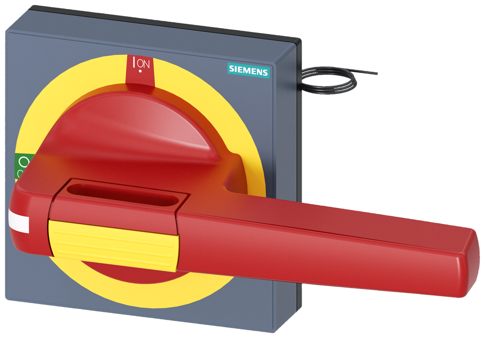 G_I202_XX_32700P 8UD1851-3CD05 HANDLE WITH MASKING PLATE, E-STOP - Зображення 1