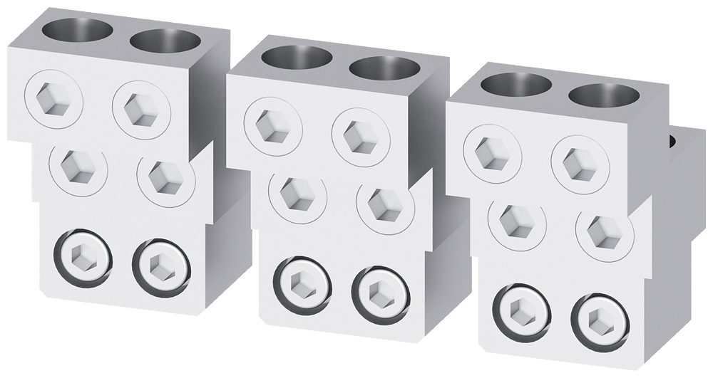 G_I202_XX_43038P 3VW9011-0AL71 CuAl_cable_lug__4x240mm2,_3pcs,_... - Зображення 1