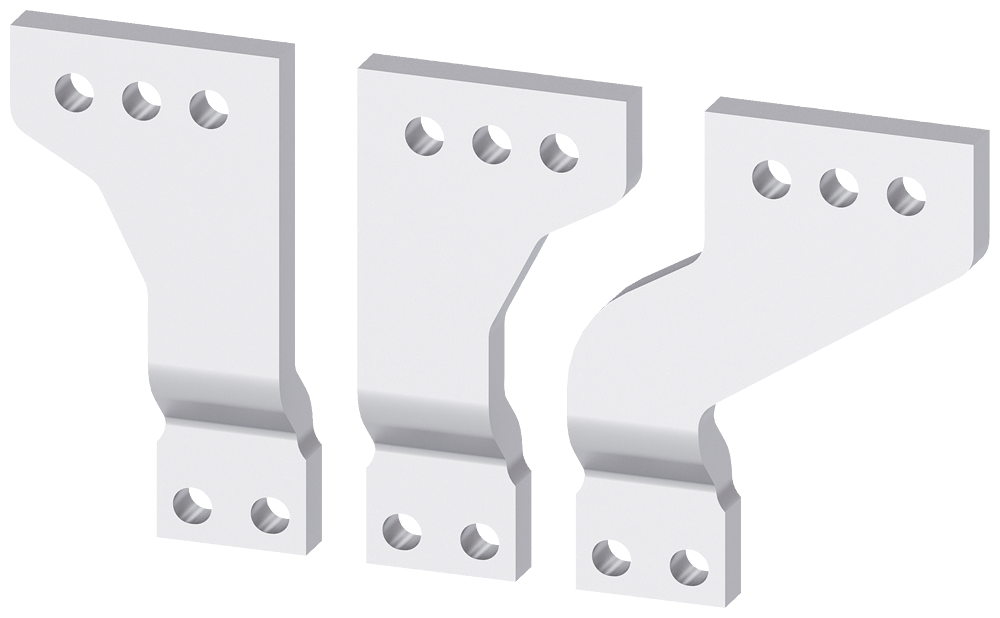 G_I202_XX_44455P 3VW9011-0AL73 Front_conn._bars_broadened,_3pcs... - Зображення 1