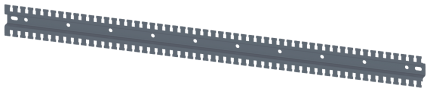 8MF1000-2HC03-0 mounting rail, serrated, U-Form