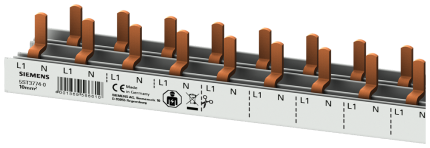 5ST3774-0 Pin Busbar 10mm2, 1p/N Comp 1000mm