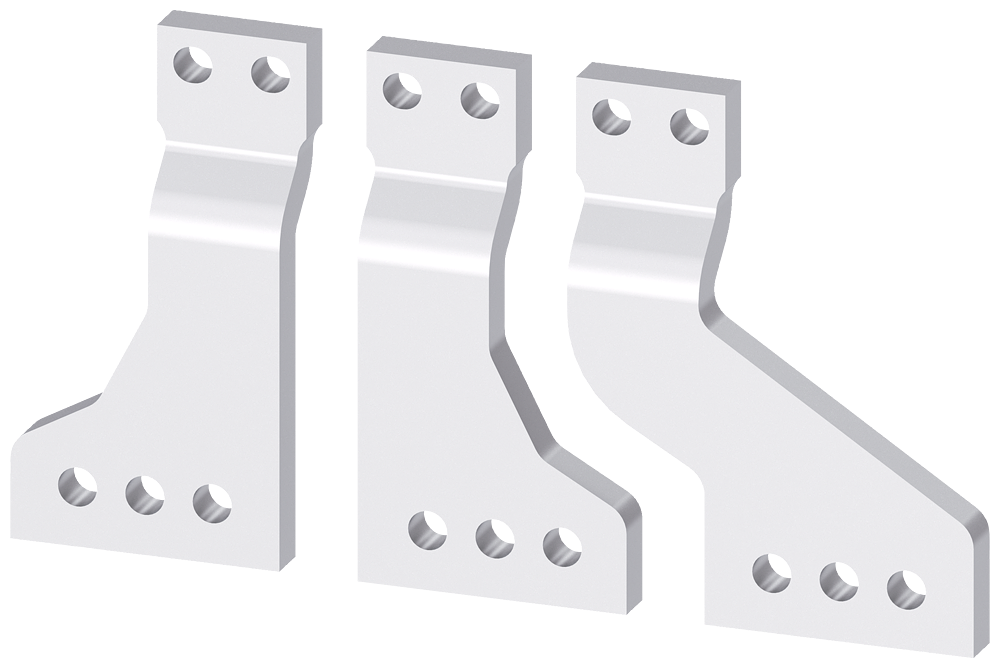 G_I202_XX_53627P 3VW9011-0AL75 Front_conn._bars_broadened,_3pcs... - Зображення 1