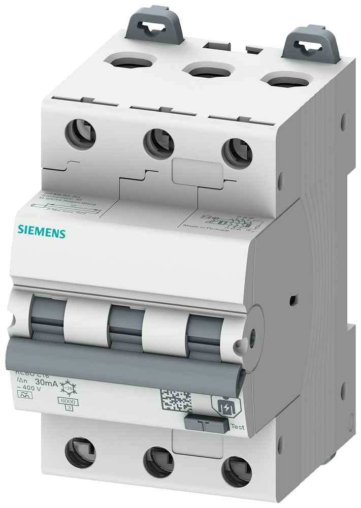 G_I202_XX_56894P 5SU1336-7FP06 RCBO 3P C6 6KA type A 30mA 3MW - Зображення 1