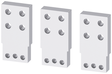 3VA9603-0QB01 Front bus connectors, 3 pcs.