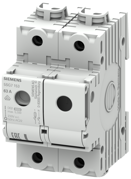 5SG7153 switch disconnector with fuse