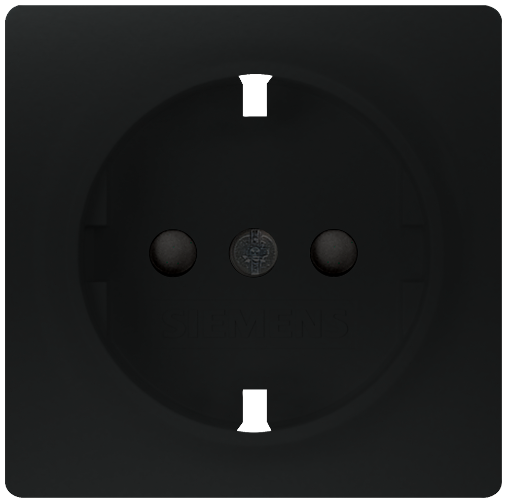 G_I202_XX_66512P 5UB1518-0SB01 I-SYS,SCHUKO,CHILD PROT,SOFT BLACK - Зображення 1