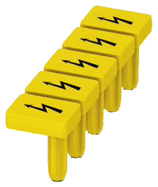 8WH9060-5CA06  WARNING COVERS 5,2MM, YELLOW