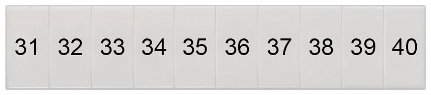 G_I202_XX_74643P 8WH8120-2AB35 LABELS, LONGIT.,31-40, S. 5 - Зображення 1