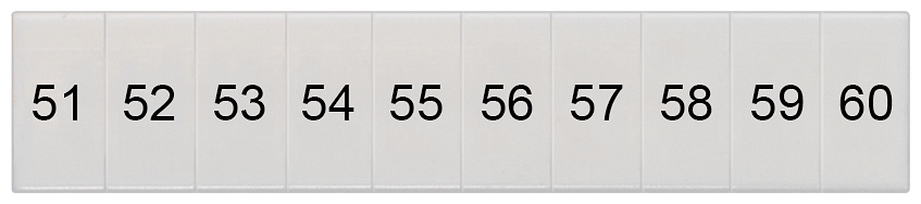 G_I202_XX_74645P 8WH8120-2AB55 LABELS, LONGIT.,51-60, S. 5 - Зображення 1