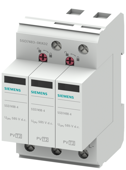 5SD7483-0KK02  SPD T2, 1000V DC, PV
