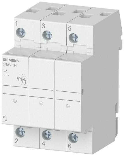 3NW7334 cylindrical fuse holder