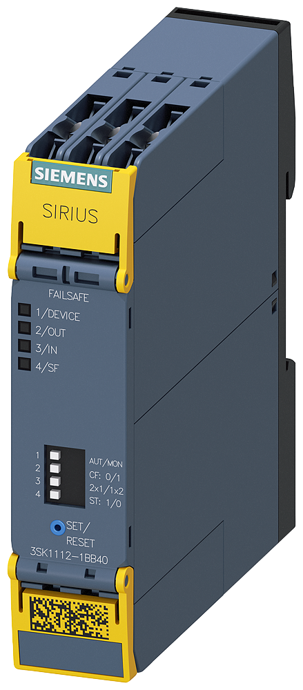 G_IC03_XX_03955P 3SK1112-1BB40 SIRIUS SAFETY RELAY STANDARD ELE... - Зображення 1