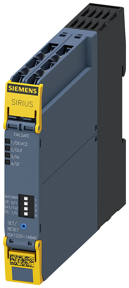 G_IC03_XX_03973P 3SK1220-1AB40 SIRIUS SAFETY RELAY ADV INPUT EX... - Зображення 1