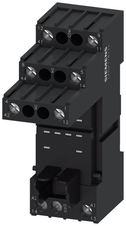 LZS:PT78722 PLUG-IN BASE FOR PT-RELAY