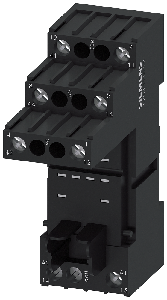 G_IC03_XX_05316P LZS:PT78722 PLUG-IN BASE FOR PT-RELAY - Зображення 1
