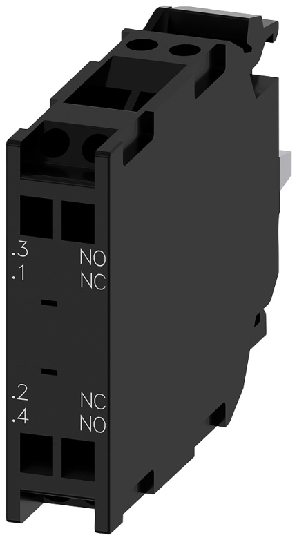 3SU1400-1AA10-3FA0  Contact module 1NO+1NC